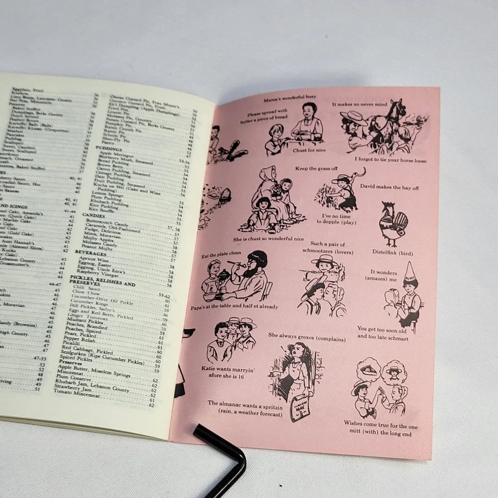 Pennsylvania Dutch Cookbook Fine Old Recipes Vintage Amish Mennonite 1987